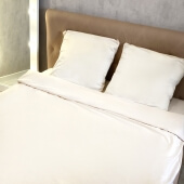 Постельное белье 2 спальное для гостиниц и отелей из бязи 120гр фото